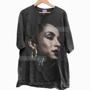 Vintage Sade Graphic Tee, 90s Sade Music T-Shirt, Cotton Retro 90s Streetwear Shirt, Funny Sade Tee, Casual Comfort T-Shirt