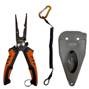 Tackle Boss 3-Piece Premium Outlaw Plier Set, Heavy Duty Multi-Function Stainless Steel Pliers with Ergonomic Handle
