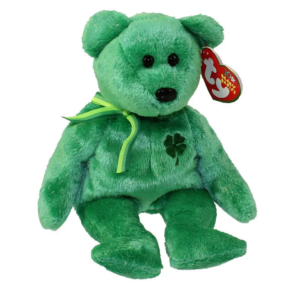 TY Beanie Baby - DUBLIN the Irish Bear (8.5 inch) (2002) - MWMTs