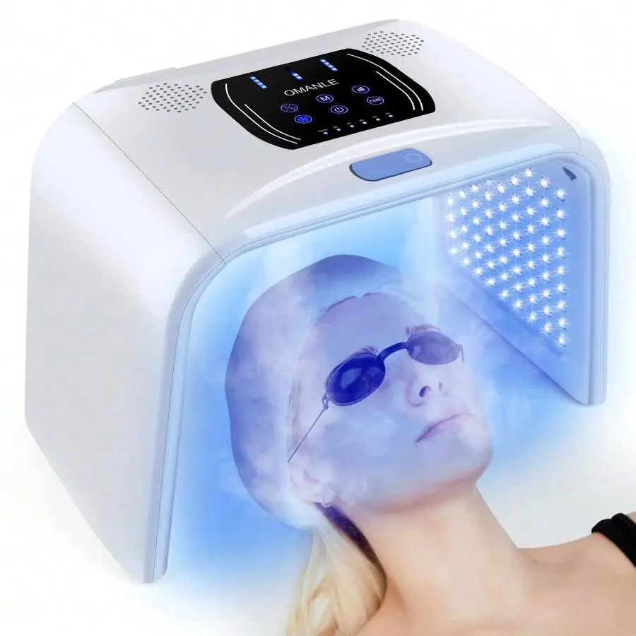 2026 Upgrade Plug-In LED Light Therapy Device, 7-in-1 Facial Beauty Equipment with Spray & Abs Function, At-Home Face Mask SPA Tool for Neck & Body, TikTokMadeMeBuyIt