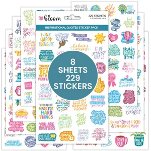 Planner Stickers | Inspirational Quotes – Bright