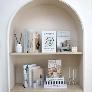 Modern Foldable Fake Books Set, London Paris New York Cityscape Design, Bookshelf Display Props, Living Room Decor, Home Office Decoration, Novelty Desk Decor