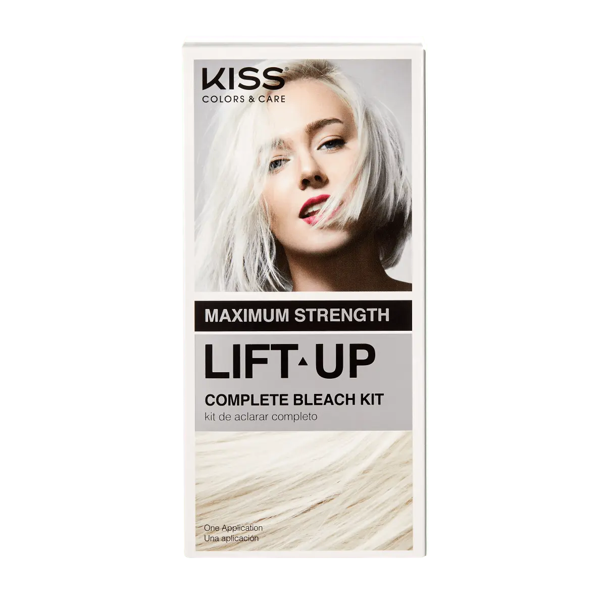 Kiss Colors & Care Maximum Strength Lift-Up Complete Bleach Toner Kit - Ice | Bleach Kit, Hair Dye, Hair Color Kiss Colors & Care Maximum Strength Lift-Up Complete Bleach Toner Kit - Ice | Bleach Kit, Hair Dye, Hair Color
