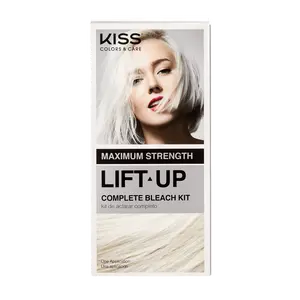 Kiss Colors & Care Maximum Strength Lift-Up Complete Bleach Toner Kit – Ice