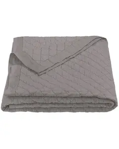 Hiend Accents Unisex Diamond Pattern Linen King Quilt - Fb6100-Kg-Gy