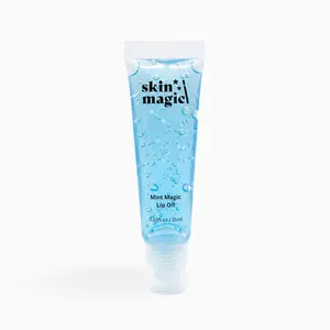 Skin Magic - Mint Magic Lip Oil - High-Performance Daily Lip Oil with Jojoba Oil, Cocoa Butter & Vitamin E for Deep Conditioning & High-Shine Gloss