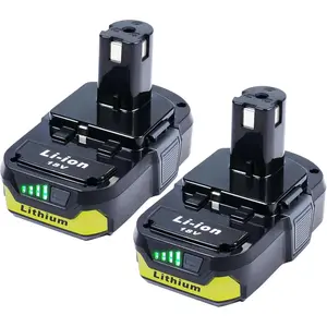 2-Pack 3.0Ah Replacement  for Ryobi 18V Tools - Extended Power and Reliability