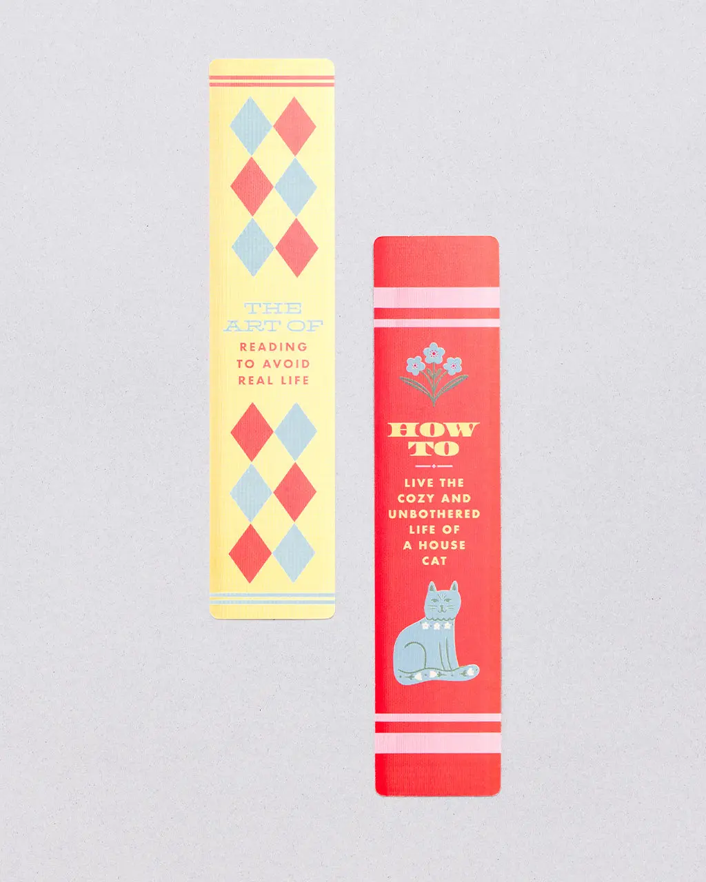 Novelty Bookmark Set - Book Spines