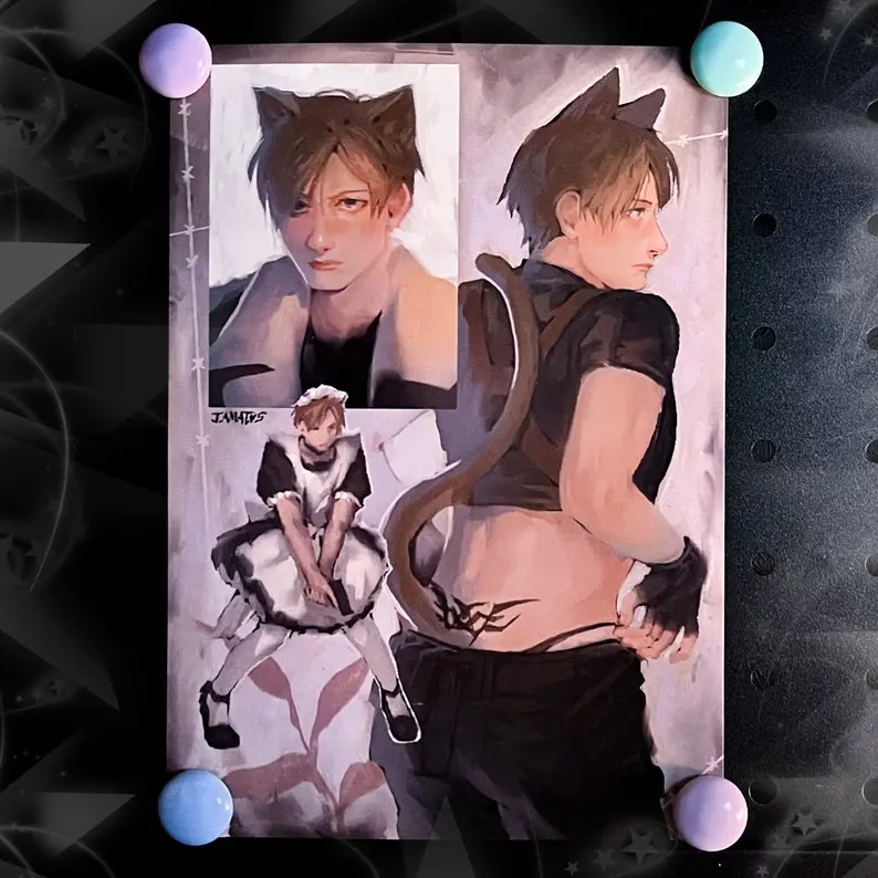 RESIDENT EVIL 4: Leon S Kennedy print