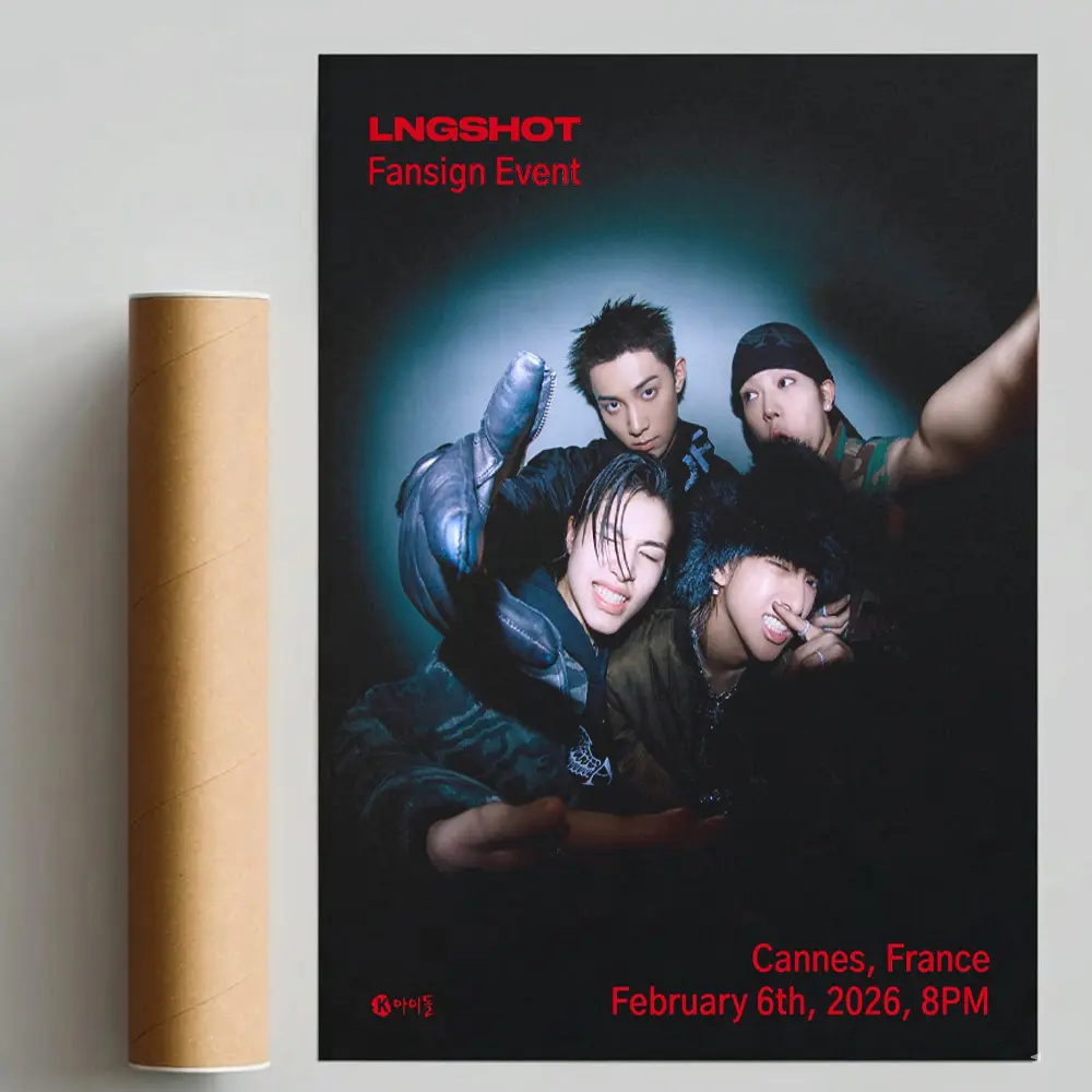 LNGSHOT Kpop Idol Group Aesthetic Wall Poster Print HY4809