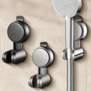 Suction Cup Shower Stand, Adjustable Handheld Shower Bracket, Wall Mounted Shower Head Holder, Bathroom Accessories