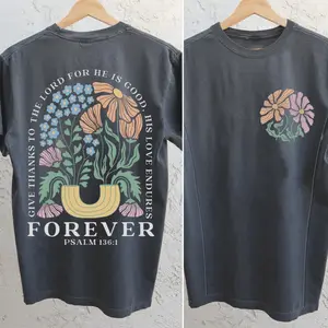 Iprintsy His Love Endures Forever Nursing T-shirt, Soft & Comfy Breastfeeding Tee for New Moms