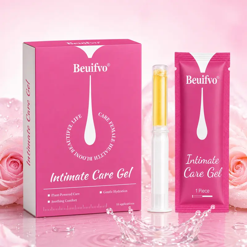 Beuifvo Feminine Intimate Care Gel Multi Pack (1×10pcs/20pcs) - pH-Balanced Intimate Wash with Hyaluronic Acid, Mint Moisturizing, Herbal Soothing, Nourishing Gentle Formula, All Skin Types, 36 Months Shelf Life, Daily Care for Feminine Items for Adults