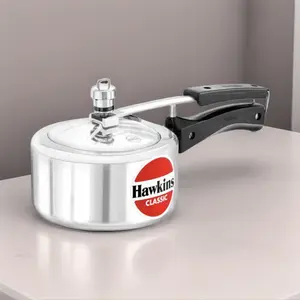 Hawkins Classic Sturdy Pressure Cooker - Kitchen Cookware with Secure Lid