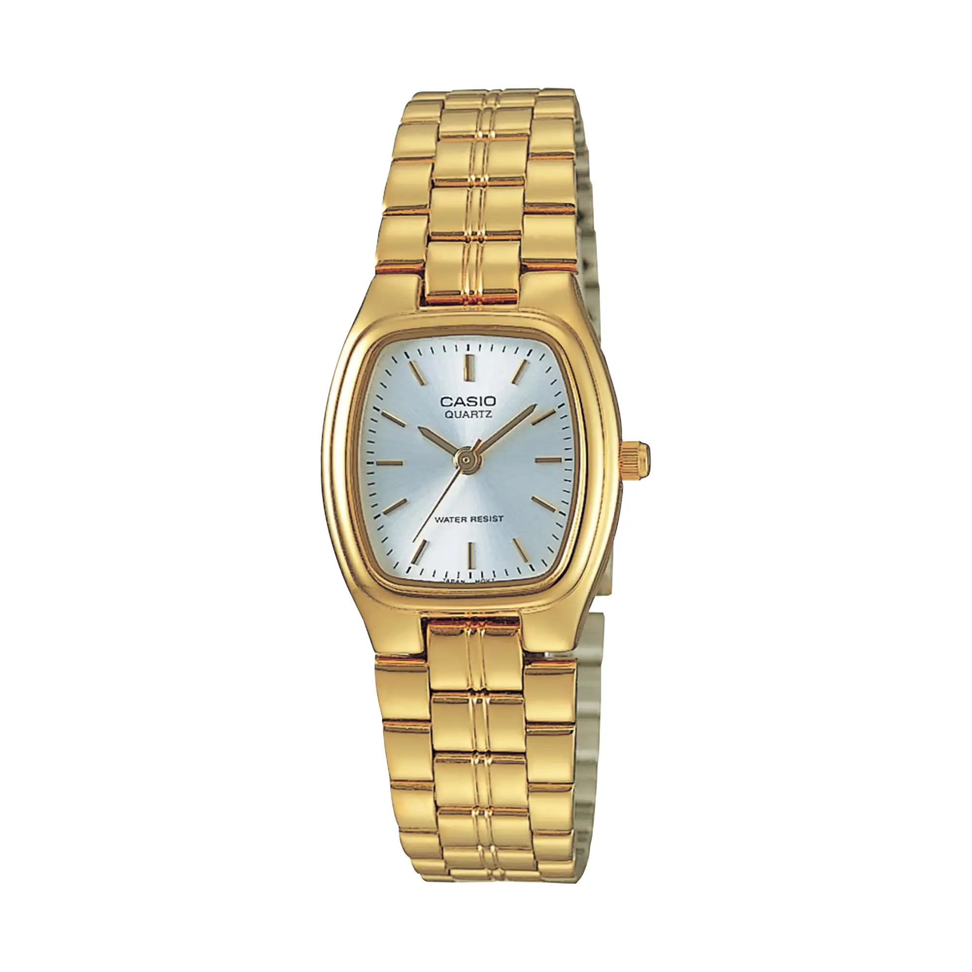 Casio Women’s Gold Analog Watch Silver Dial Steel Bracelet - LTP-1169N-7A