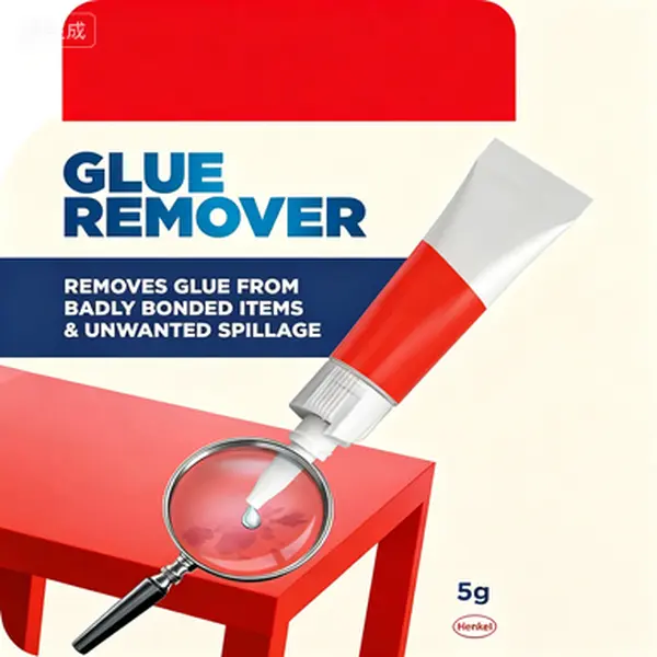 5gm Glue Adhesive Remover Gel - 5g Tube Functional Formula, Fast-Dissolve Non-Damaging Solvent, Precise Tool for Industrial Use & DIY Projects, Loctite Alternative, Safe for Most Plastics & Fabrics (Glue Removal Solution)