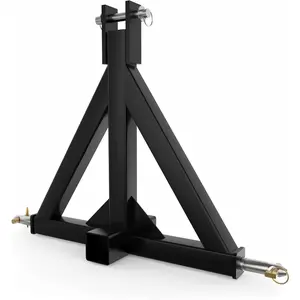 3 Point Trailer Hitch with 2" Receiver for Category 1, 3 Pt Tractor Quick Hitch Drawbar Adapter for Kubota, John Deere, BX, LM25H, WLM Tractor, NorTrac, Yanmar, Kioti, Cat