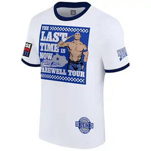 Men's White John Cena Farewell Tour 2025 Lexington T-Shirt, Outdoor Sportswear, Gifts for WWE and John Cena Lovers and Fans