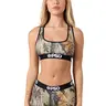 PSD Womens Realtree Xtra Grey Racerback Sports Bra - Comfortable, Breathable, Ultra-light Fabric