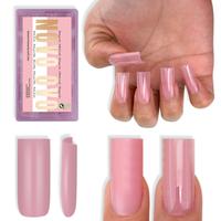 Meidum Sharp Square Pure Color Berry Pink