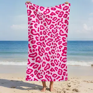 Leopard Pattern Beach Towel Soft And Fast-Drying Ideal for Beach Enthusiasts And Travelers Great Summer Gift Suggestion