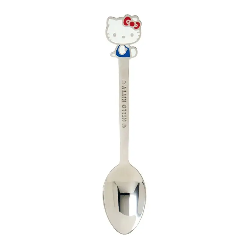 Sanrio Hello Kitty Classic Stainless Steel Spoon with Engraved Handles, Kitchen Cutlery, Tableware for Everyday Use Sanrio Hello Kitty Classic Stainless Steel Spoon with Engraved Handles, Kitchen Cutlery, Tableware for Everyday Use