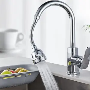 Kitchen Faucet Sprayer Attachment, 360° Rotatable Sink Faucet Head Anti-Splash Tap Booster Shower and Water Saving Faucet for Kitchen