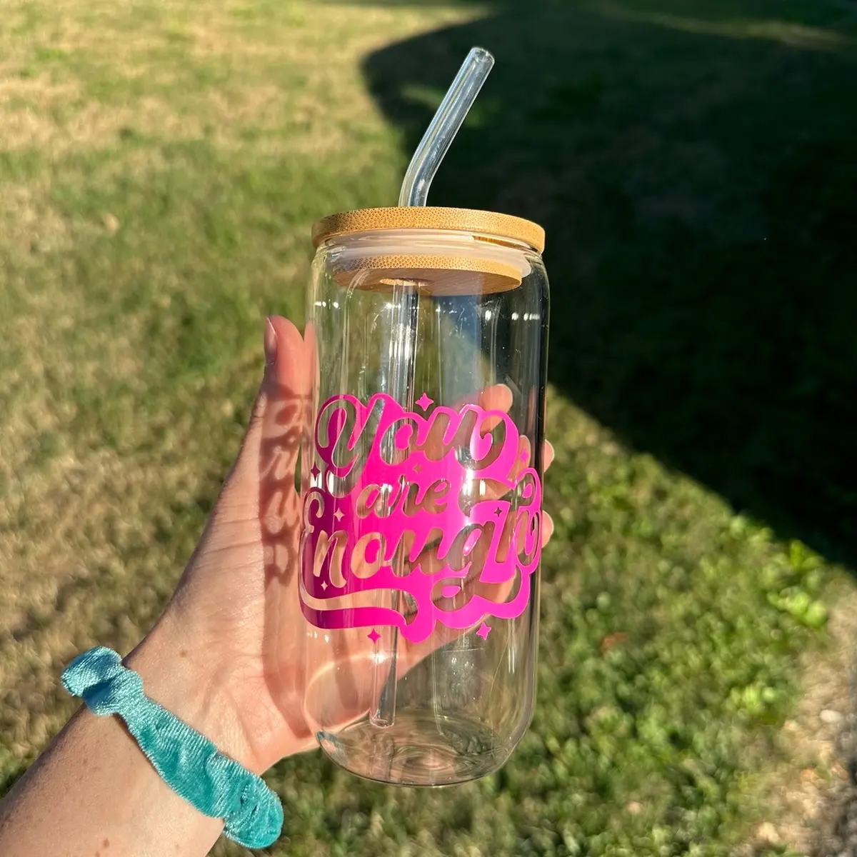 Drink ware + affirmation drink ware + affirmation cup + Libby cup + color changing