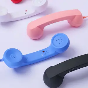 Wired Type-C Mobile Calls Telephones Receiver Antique Style Call Accessory Plug Play Clear Calls Handset Headset Companion
