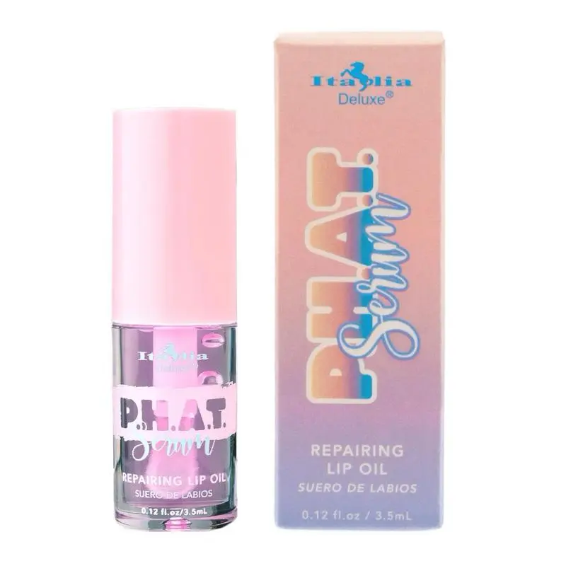 P.H.A.T Lip Glow Oil Italia Deluxe  - Glossy Lip  - Nourishing Serum Formula - Ideal for Long-Lasting Glow Hyaluronic Lipgloss
