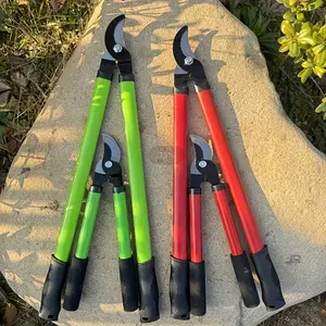 1pc, 21-Inch Long Reach Hedge Trimmer - High-Performance Branch Pruning Tool with SK-5 Carbon Steel Head for Thick Branches Cutting - Modern Style, Steel Material, Ideal for Shrub Trimming, Lawn and Garden Maintenance