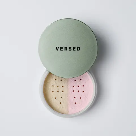Versed Smooth Finish Brightening Setting Powder – Hydrating, Blurring Face Powder to Set Makeup Without Caking – Brightens, Reduces Shine & Blurs – Vegan & Cruelty-Free