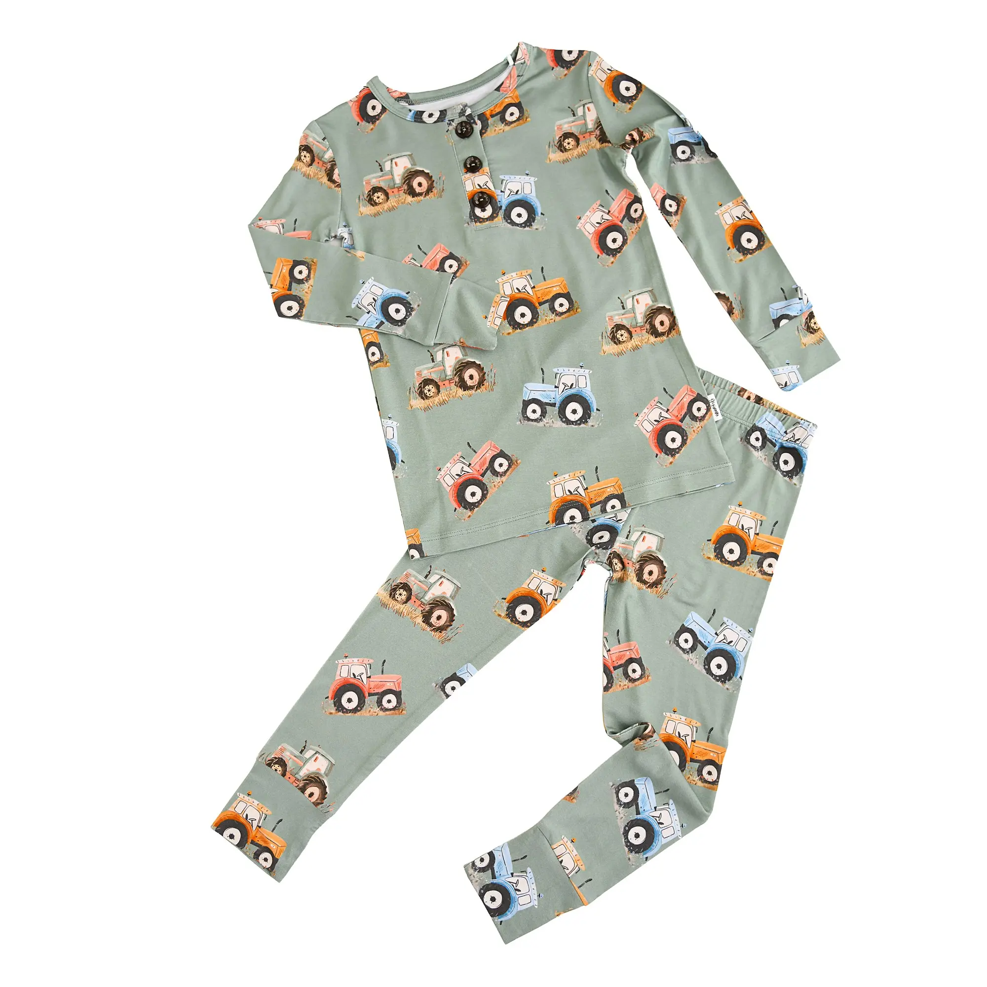 Carter TWO PIECE Bamboo Tractor Childrens Clothing Outfit Carter TWO PIECE Bamboo Tractor Childrens Clothing Outfit