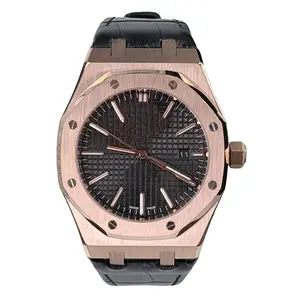 Blue Sunray Dial Luxury Watch Automatic Stainless Steel Hypnotic Color Unisex Metal Automatic Movement Durable Stylish