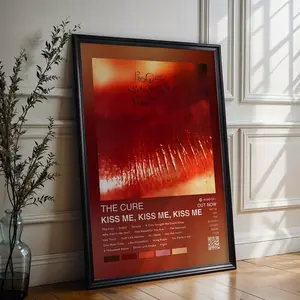 The Cure Poster | Kiss Me, Kiss Me, Kiss Me Poster | 4 Colors | Album Cover Poster |  Music Gift