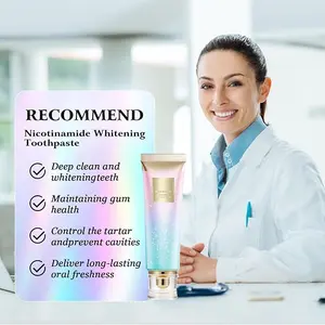 Niacinamide Brightening Toothpaste, Body Accel Niacinamide Whitening Toothpaste, Fresh Breath Toothpaste, Complete Care Toothpaste, Stain Removal, Repair and Protect Teeth, Natural Mint