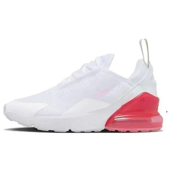 Little Kid's Nike Air Max 270 White/Pink Foam-Summit White (AO2372 113)