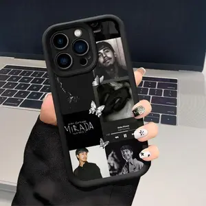 Ivan Cornejo Music Fanatic Phone Case Butterfly Art Design Inspired by Ivan Cornejo Compatible for iPhone 17 16 15 14 13 12 11 and for Samsung S21-S25 Perfect Gift for Music Fans