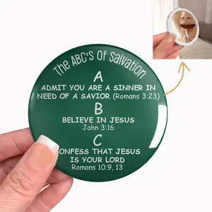 ABC's of Salvation Mirrors with Inspirational Bible Verses for Faithful Reflection Christian Gifts for Outreach Evangelism & Everyday Inspiration