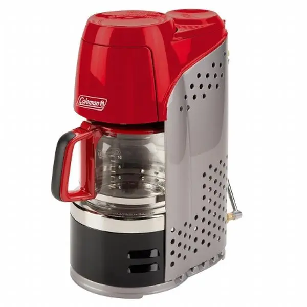 10-Cup Portable Propane Coffeemaker, Automatic, Ideal for Construction Workers, Hunters, Campers & Early Kickoffs