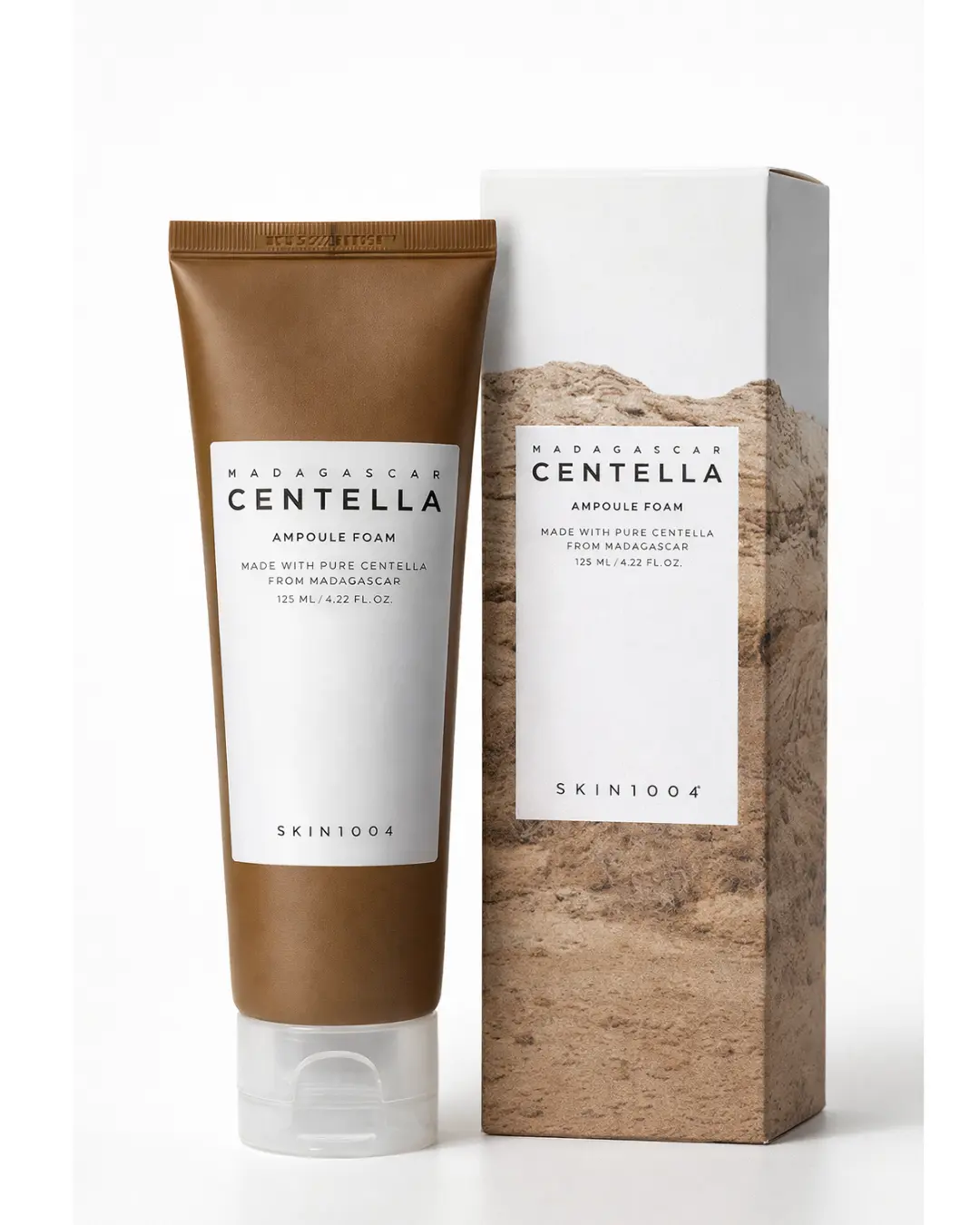 SKIN1004 Madagascar Centella Ampoule Foam Cleanser – Korean Gentle Face Wash, Soothing, Deep Cleansing, Sensitive Skin Friendly, Daily Cleanser