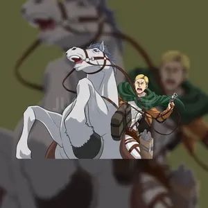 Erwin Attack on Titan Weatherproof Decorative Sticker