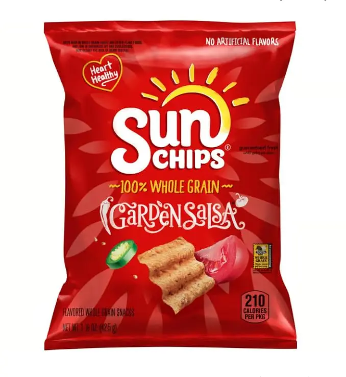 SunChips Garden Salsa Flavored Multigrain Snacks, 1.5 Ounce (Pack of 16) Traditional