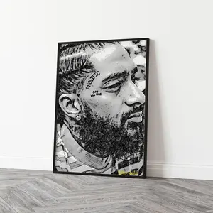 “The Marathon” – Nipsey Hussle Sketch Art Poster Print