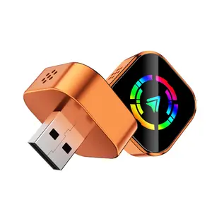 2026 Wired to Wireless CarPlay Adapter for iPhone and Android, Fast Connection, Zero Latency, Hands-Free Call Wireless Adapter, Electronic Charger with USB Port