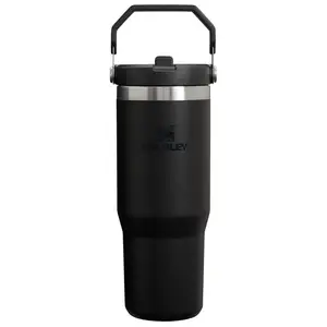 Stanley 30 oz Stainless Steel Ice Flow Flip Straw Tumbler Black 2.0