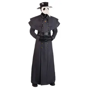 Plus Size Classic Plague Doctor Costume for Men