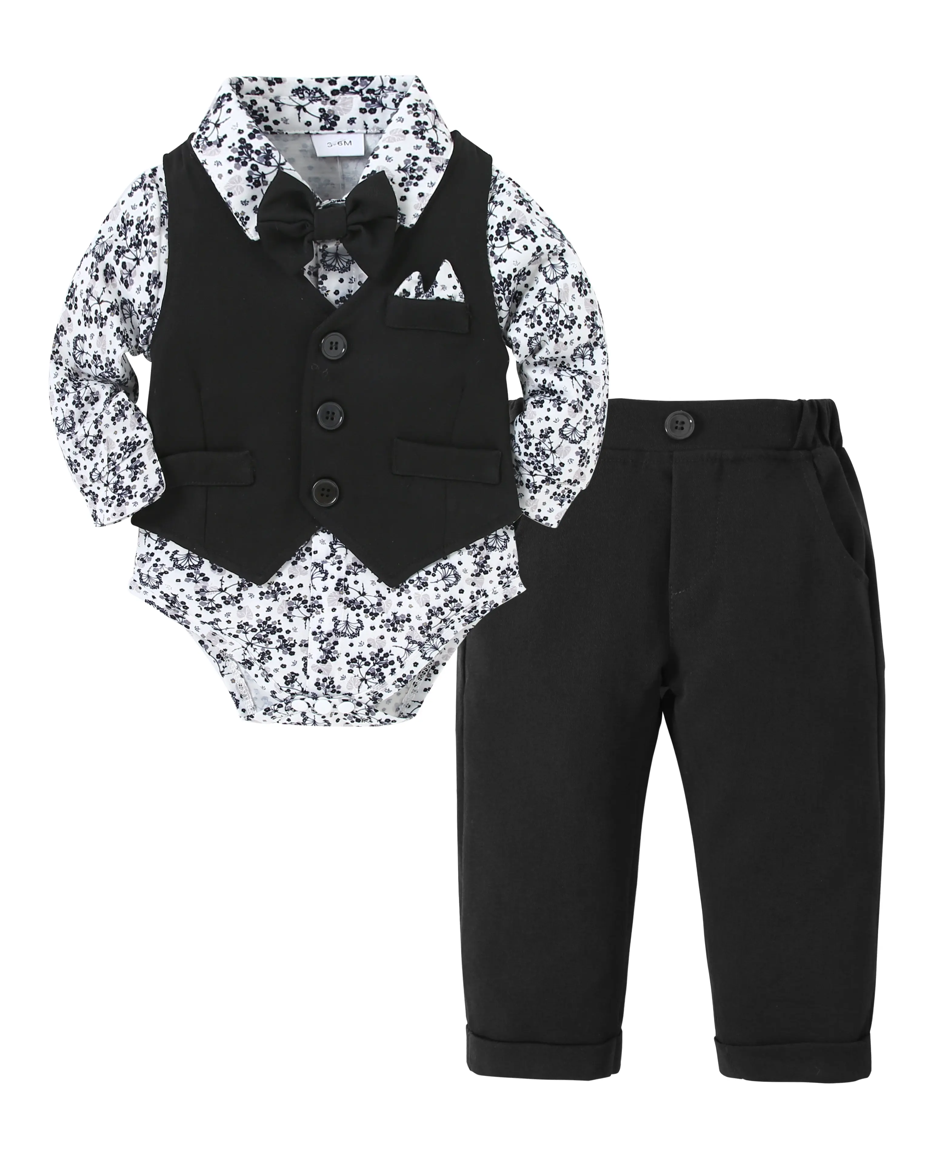 Infant Boy Gentleman Outfits Formal Dress Shirt+Bowtie+Vest+Pants Set Baby Wedding Suits 0-24 Months Baptism Church Party Gift Cute Clothes Set - TikTok Shop Infant Boy Gentleman Outfits Formal Dress Shirt+Bowtie+Vest+Pants Set Baby Wedding Suits 0-24 Months Baptism Church Party Gift Cute Clothes Set - TikTok Shop