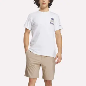 Reebok Men's Crushers Stacked Logo Tee