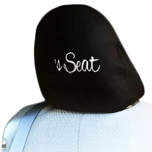 Yupbizauto Personalized Car Headrest Cover Custom Embroidered Girlfriend, Boyfriend Name Universal Fit for Cars, Trucks & SUVs 1 Piece Premium Protector Made in USA